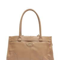Bolsa Feminina Tote Couro Smash Grande - Bege