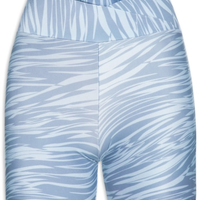 Short Feminino Estampado - Azul