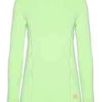 Camiseta Feminina Manga Longa Lisa - Verde