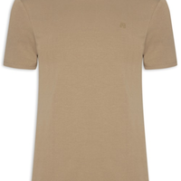 Camiseta Masculina Careca Stretch - Bege