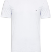 Camiseta Masculina Cjk Logo Básico Peiito - Branco