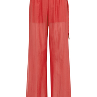Calça Feminina Pantalona Cecilia Dt - Vermelho