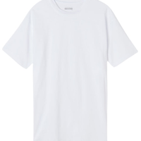 Camiset Muscle Fit Em Algodão - Branco