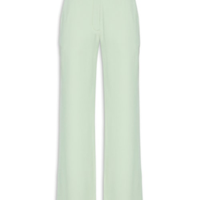 Calça Feminina Barra larga Crepe - Verde