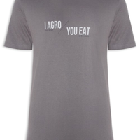 Camiseta Masculina I Agro You Eat - Cinza