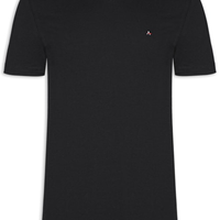 Camiseta Masculina Básica Gola V (PA) - Preto