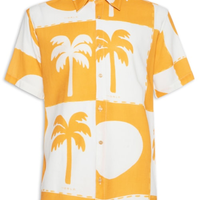 Camisa Masculina Veraneio - Amarelo