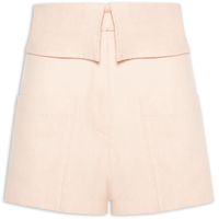Short Feminino Liso - Bege