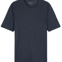 Camiseta Em Linho - Azul