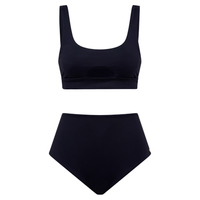 Hot Pant Maxi Cintia Corpo - Preto
