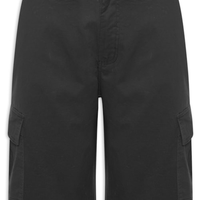 Bermuda Masculina Cargo Em Sarja - Preto