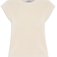 Blusa Feminina Tricot Sem Manga - Bege