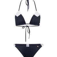 Top biquíni Triângulo Contour Preto