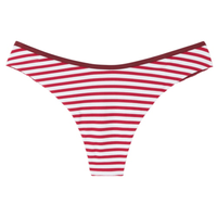 Calcinha De Biquíni Brasileira Nautical Stripes - Riscas