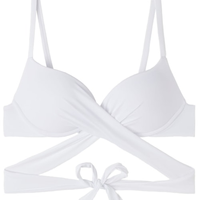 Parte De Cima De Biquíni Push-Up Soft Indonésia - Branco