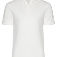 Polo Masculina Resort Regular Fit - Off White