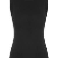 Regata Feminina Em Tricot - Preto