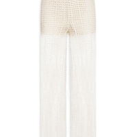 Calça Feminina De Tricot Telado - Bege