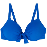 Parte De Cima De Biquíni Push-Up Indonésia - Azul