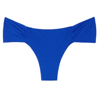 Calcinha De Biquíni Brasileira Com Drapeado Indonésia - Azul