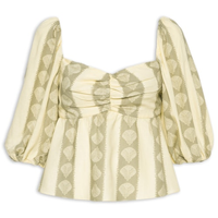Blusa Feminina Linho Atins - Bege