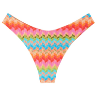 Calcinha De Biquíni Brasileira Rainbow - Laranja