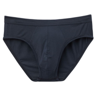 Cueca Slip Em Modal e Seda - Azul