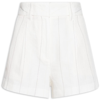 Short Feminino Alfa Listrada - Branco