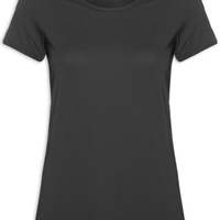 Camiseta Feminina Sportswear Manga Curta - Preto