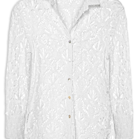 Camisa Feminina Laise Concha - Branco