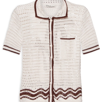 Camisa Feminina Tricot Orla - Off White