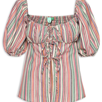 Blusa Feminina Listra Pipa - Rosa