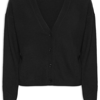 Cardigan Feminino Puro Cashmere - Preto