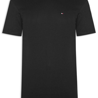 Camiseta Masculina Básica Regular Fit Em Algodão - Preto
