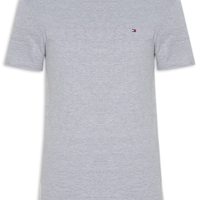 Camiseta Masculina Básica Regular Fit Em Algodão - Cinza