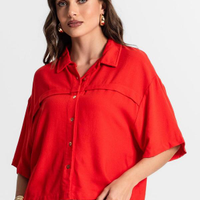 Camisa Feminina - Laranja