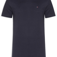 Camiseta Masculina Básica Regular Fit Em Algodão - Azul