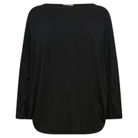 Blusa triangle bamboo preta