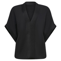 Blusa moletom matelassê preta