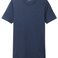 Camiseta Em Algodão Supima Elástico - Azul