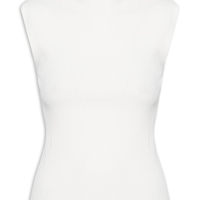 Regata Feminina Em Tricot - Off White