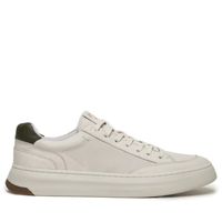 Tênis Masculino Em Couro Com Detalhes - Off White
