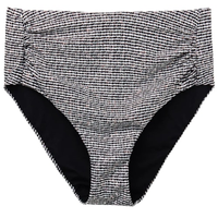 Calcinha De Biquíni Cintura Alta Black Dots - Preto
