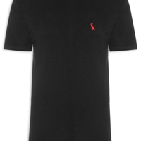 Camiseta Masculina Básica Namorados - Preto