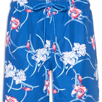 Short Masculino Beachwear Estampado - Azul
