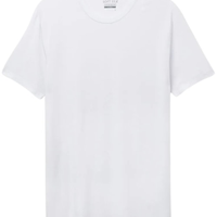 Camiseta Manga Curta Em Modal e Seda - Branco