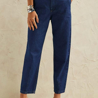 Calça Feminina Balloon Jeans - Azul