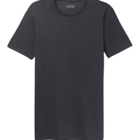 Camiseta Em Algodão Supima Elástico - Cinza