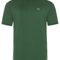 Polo Masculina Original Classic Fit L.12.12 Em Piquet De Algodão - Verde