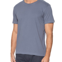 Camiseta Masculina Básica Em Algodão - Azul